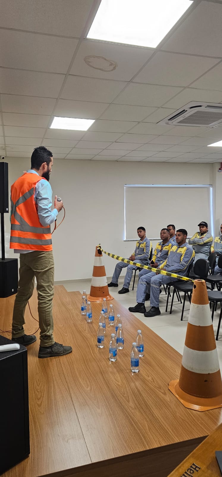 Palestra sobre segurança do trabalho